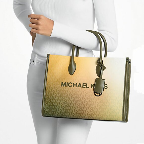 Michael Kors Mirella Small Ombré Signature Logo Crossbody Bag - Picture 3 of 3
